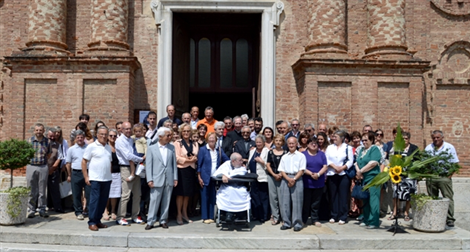 I Briagliesi con Monsignor Marini