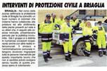 Articolo sulla Protezione Civile